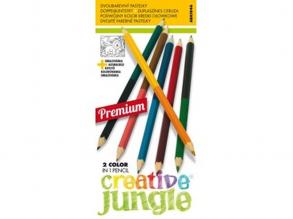 Dupla színű ceruza 12 darabos készlet