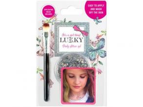 Lukky: Csillámos ezüst testzselé