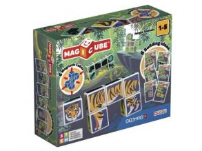 Geomag MagiCube: Vadállatok mágneses építőkocka szett 6db-os