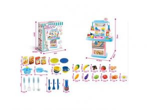 Happy Kitchen játékkonyha kiegészítőkkel 72x22x47,5cm