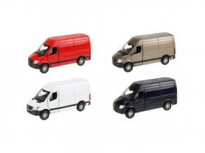 Welly: Mercedes-Benz Sprinter fém kisautó modell többféle változatban 11cm