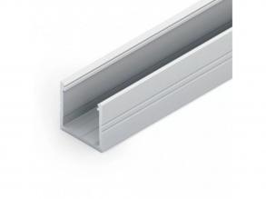 Alumínium U profil LED szalaghoz , 2 méter/db , natúr , SMART16