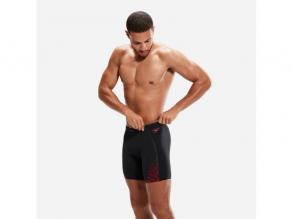 Eco End+ Pro Mid Jam V2 Am Speedo férfi fekete/piros színű úszónadrág