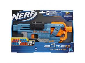 Nerf Elite 2.0 Commander RD-6 szivacslövő fegyver 12 lőszerrel - Hasbro