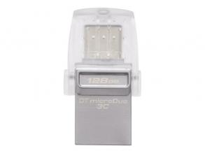 Kingston 128GB USB3.1 C/USB3.1 A Ezüst (DTDUO3C/64GB) Flash Drive