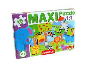 Maxi puzzle Dzsungel állatokkal - D-Toys