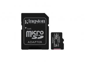 Kingston 256GB SD micro Canvas Select Plus (SDXC Class 10 A1) (SDCS2/256GB) mem.kártya adapterrel
