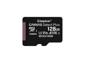 Kingston 128GB SD micro Canvas Select Plus (SDXC Class 10 A1) (SDCS2/128GBSP) memória kártya