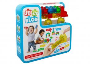 Jelly Blox puha kockás építőjáték, 32 részes