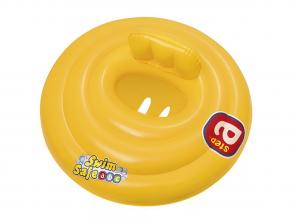 Bestway: Swim Safe - Háromgyurus beülos baba úszógumi 69cm
