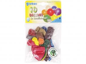 Metál színű lufi, 10 db