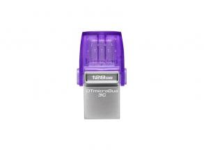 Kingston 128GB USB3.2 Gen1 C/USB3.2 Gen1 A DataTraveler microDuo 3C (DTDUO3CG3/128GB) Flash Drive