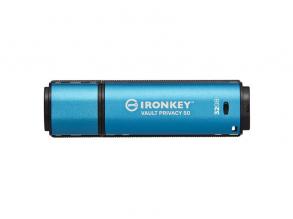 Kingston 32GB USB3.2 IronKey Vault Privacy 50 (IKVP50/32GB) Flash Drive