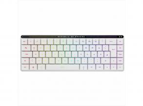 ASUS ROG Falchion RX Low Profile fehér vezeték nélküli billentyűzet
