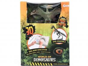 Dinoszauruszos régészeti készlet többféle változatban 1db