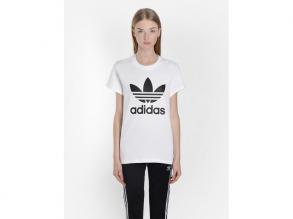 Boyfriend Tee Adidas női fehér színű póló