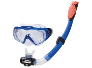 Aqua Pro szilikon búvárszemüveg pipával - Intex