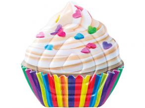 Cupcake felfújható matrac 142x135 cm - Intex