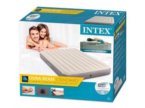 Queen Deluxe felfújható ágy 203x152x25 cm - Intex