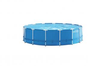 Csővázas Intex medence szett kék szűrővel - 457 x 122 cm