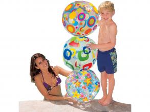 Mintás felfújható strandlabda - 51 cm, többféle