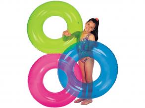 Színes átlátszó úszógumi - 76 cm, többféle
