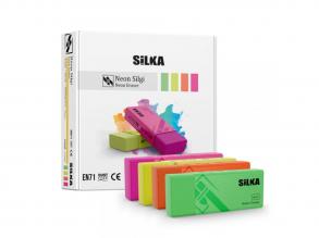 Nebulo: Silka radír - neon színekben 1db