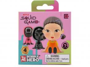 Squid Game Bobble Hero meglepetés mini figura 8cm