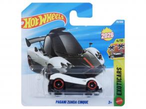 Hot Wheels: Pagani Zonda Cinque fehér kisautó 1/64 - Mattel