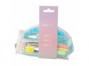 Sminkkészlet táskával, 4 részes.