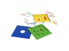BS Toys fából készült egyensúlyozó labdák