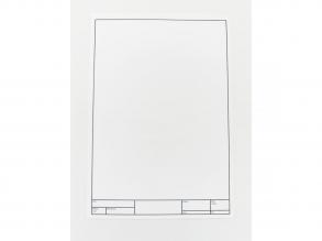 Keretezett famentes rajzlap A/4 180g