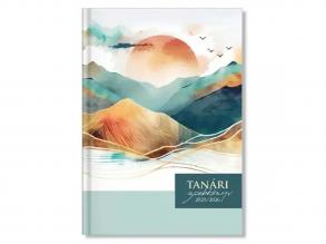 Tanítói zsebkönyv papírborítós A/5 2025-2026 - Sunset