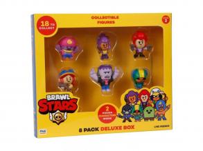 Brawl Stars mini figurák dobozban 8db-os szett