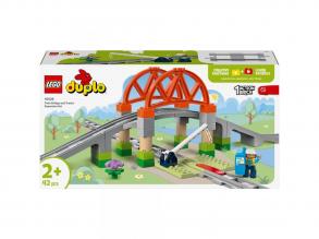 LEGOŽ DUPLOŽ: Vasúti híd és sínek kiegészítő szett (10426)