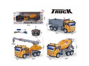 RC Távirányítós Építőipari autó világítással, háromféle változatban