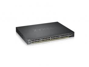 ZyXEL XGS1930-52HP 48port GbE LAN PoE (375W) 4port 10GbE SFP+ L2+ menedzselhető switch