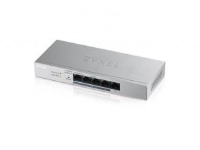 ZyXEL GS1200-5HP v2 5port GbE LAN PoE (60W) web menedzselhető asztali switch