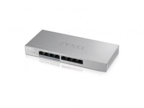 ZyXEL GS1200-8HPv2 8port GbE LAN PoE (60W) web menedzselhető asztali switch
