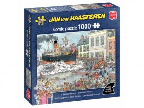 Jan Van Haasteren puzzle: Zűrzavaros partraszállás (1000 db)