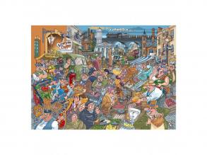 Wasgij Destiny 26 puzzle  Nyüzsgő piac, 1000 darabos