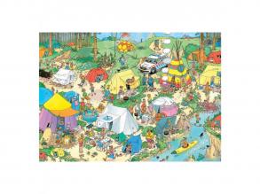 Jan van Haasteren puzzle  Kemping az erdőben, 1000 darabos