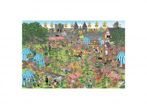 Jan van Haasteren puzzle  Robin Hood fesztivál, 1500 darabos