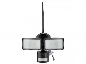 VT-4818 18W LED Reflektor Wifi Szenzoros Kamerával 6000K Fekete Testtel