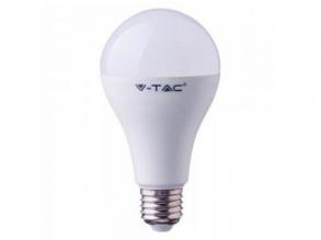 LED lámpa , égő , körte , E27 foglalat , 18 Watt , meleg fehér