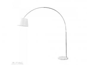 LED állólámpa E27 elefántcsont színű lámpaernyő