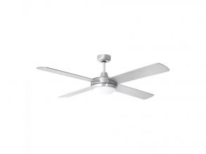 2 x E27 LED mennyezeti ventilátor világítókészlet RF vezérlő 4 pengés 60W DC motor