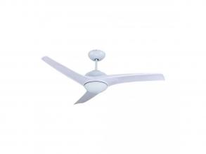 15W 3 az 1-ben LED mennyezeti ventilátor RF vezérlés 3 lapát fehér 35W DC motor