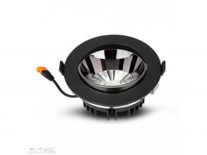 LED Downlight SAMSUNG Chip 30W COB Reflektor Fekete 6400K