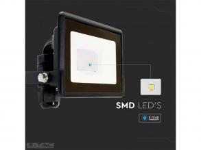 30W LED reflektor SAMSUNG Chip Fekete Test 6400K